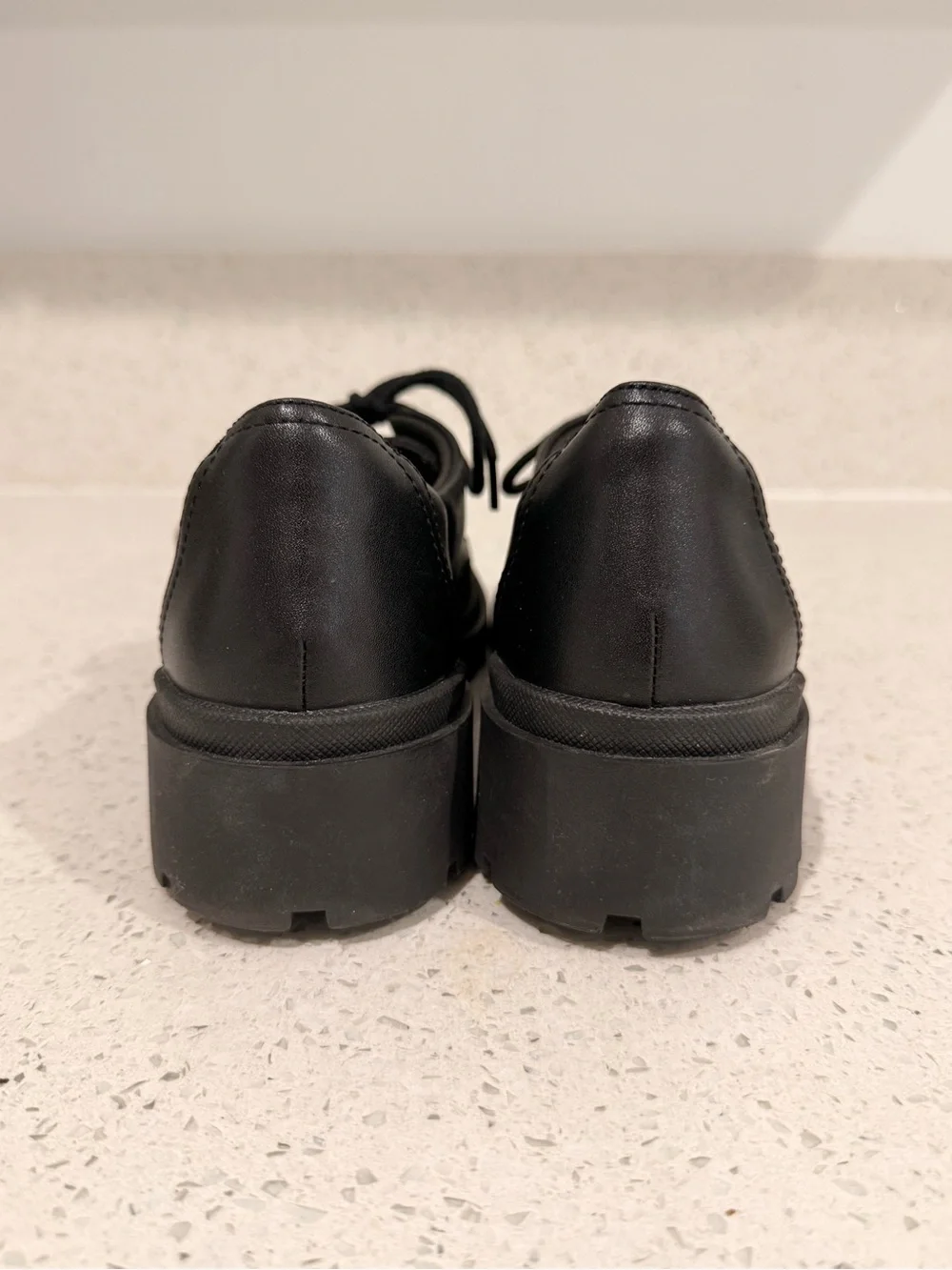 Clarks Calla Ruby Black Plaid Lug Sole Oxford Derby Shoes – 9.5 M